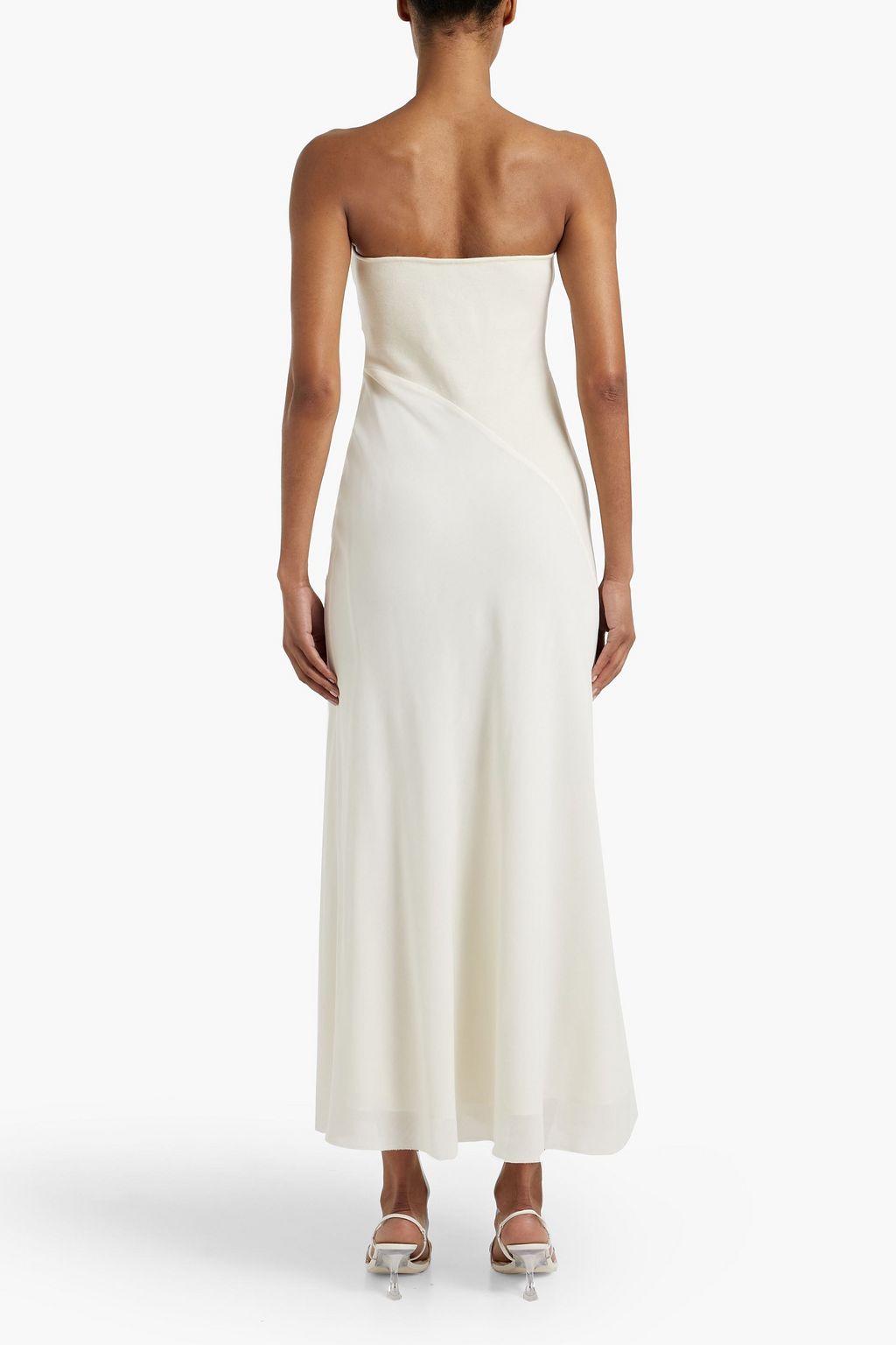 GABRIELA HEARST Penna strapless wool maxi dress