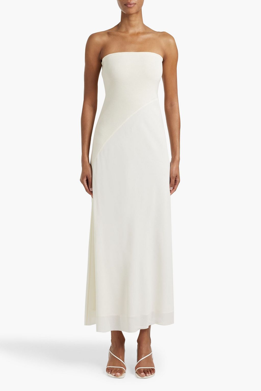 GABRIELA HEARST Penna strapless wool maxi dress