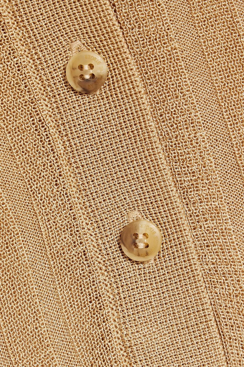 BY MALENE BIRGER Delphine ribbed-knit polo sweater
