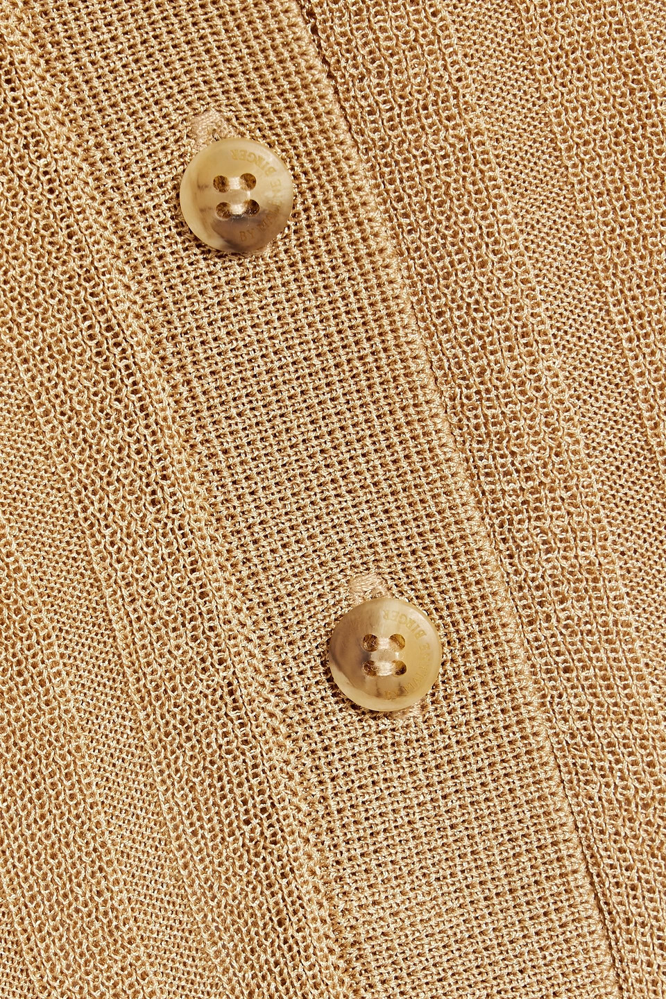 By Malene Birger Delphine Ribbed Knit Top In Sand