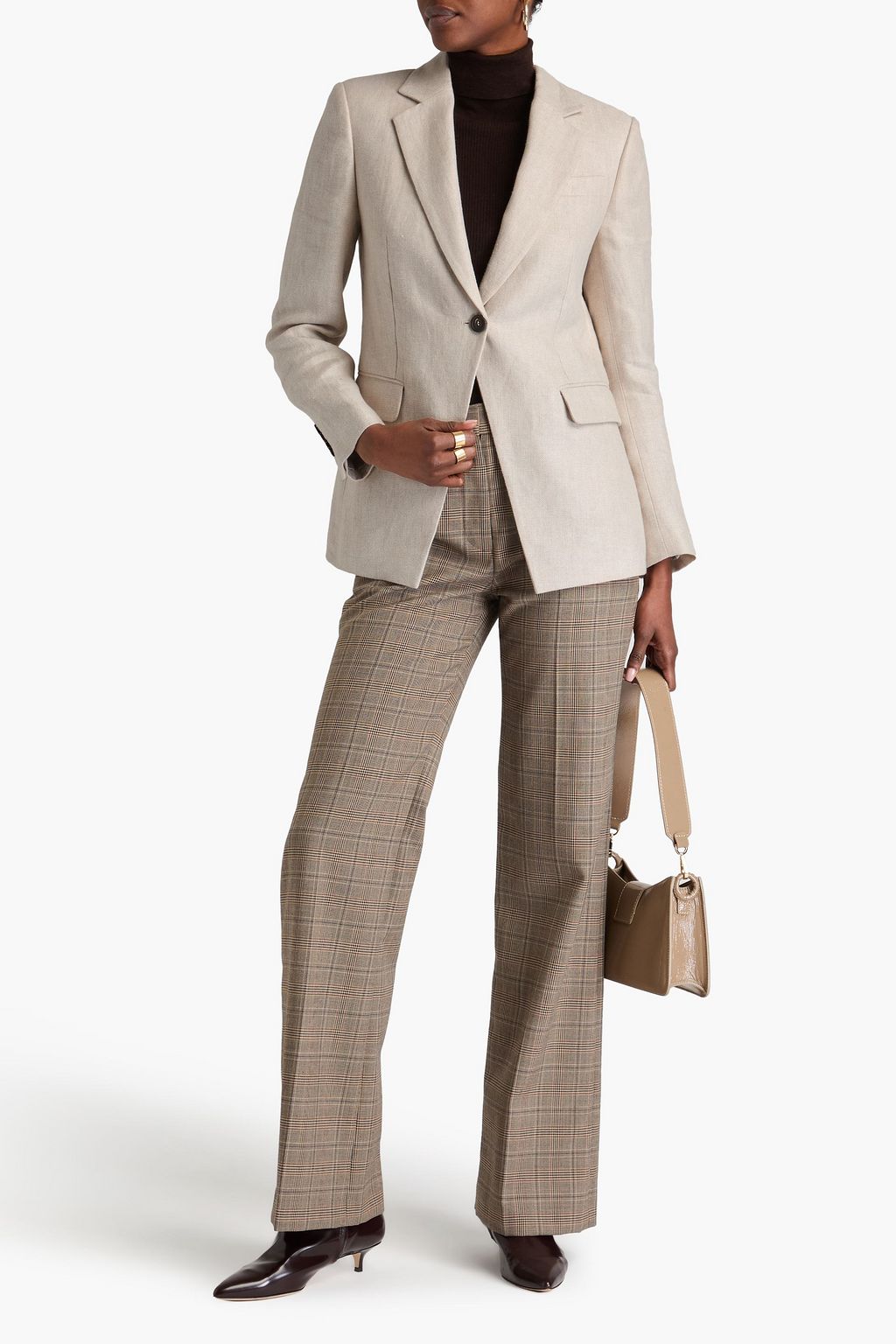 BRUNELLO CUCINELLI Blazer aus Leinen mit Zierperlen