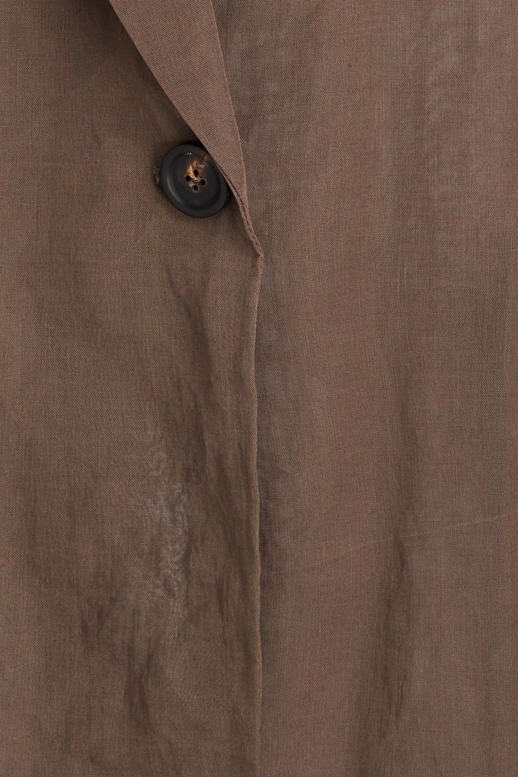 BRUNELLO CUCINELLI Blazer aus Baumwoll-Organdie mit Zierperlen