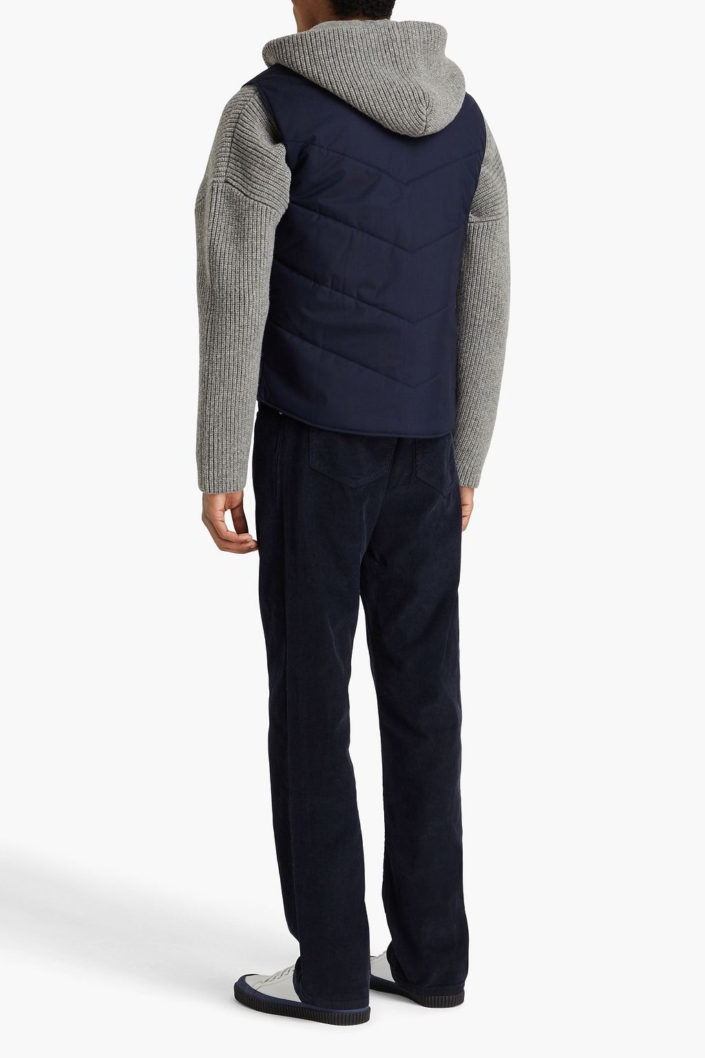 OFFICINE GÉNÉRALE 퀼팅 울 혼방 베스트