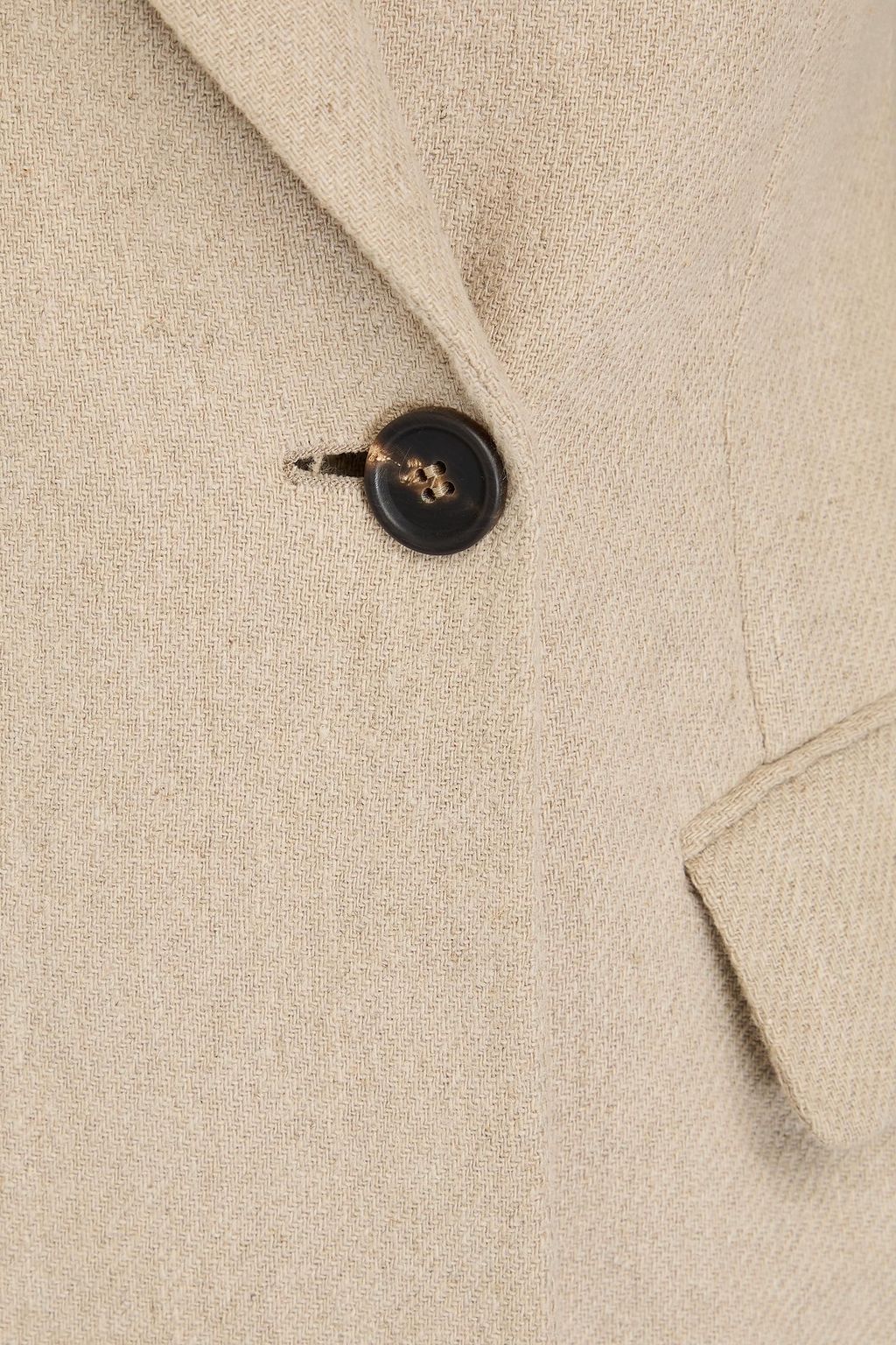 BRUNELLO CUCINELLI Doppelreihiger Blazer aus einer Leinen-Baumwollmischung
