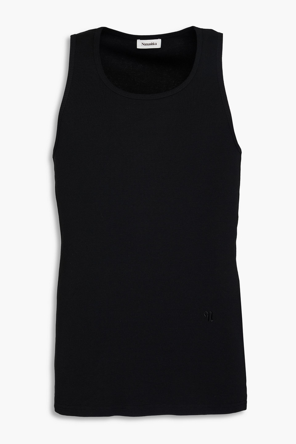 Nanushka - Korben ribbed cotton-jersey tank - Black - M