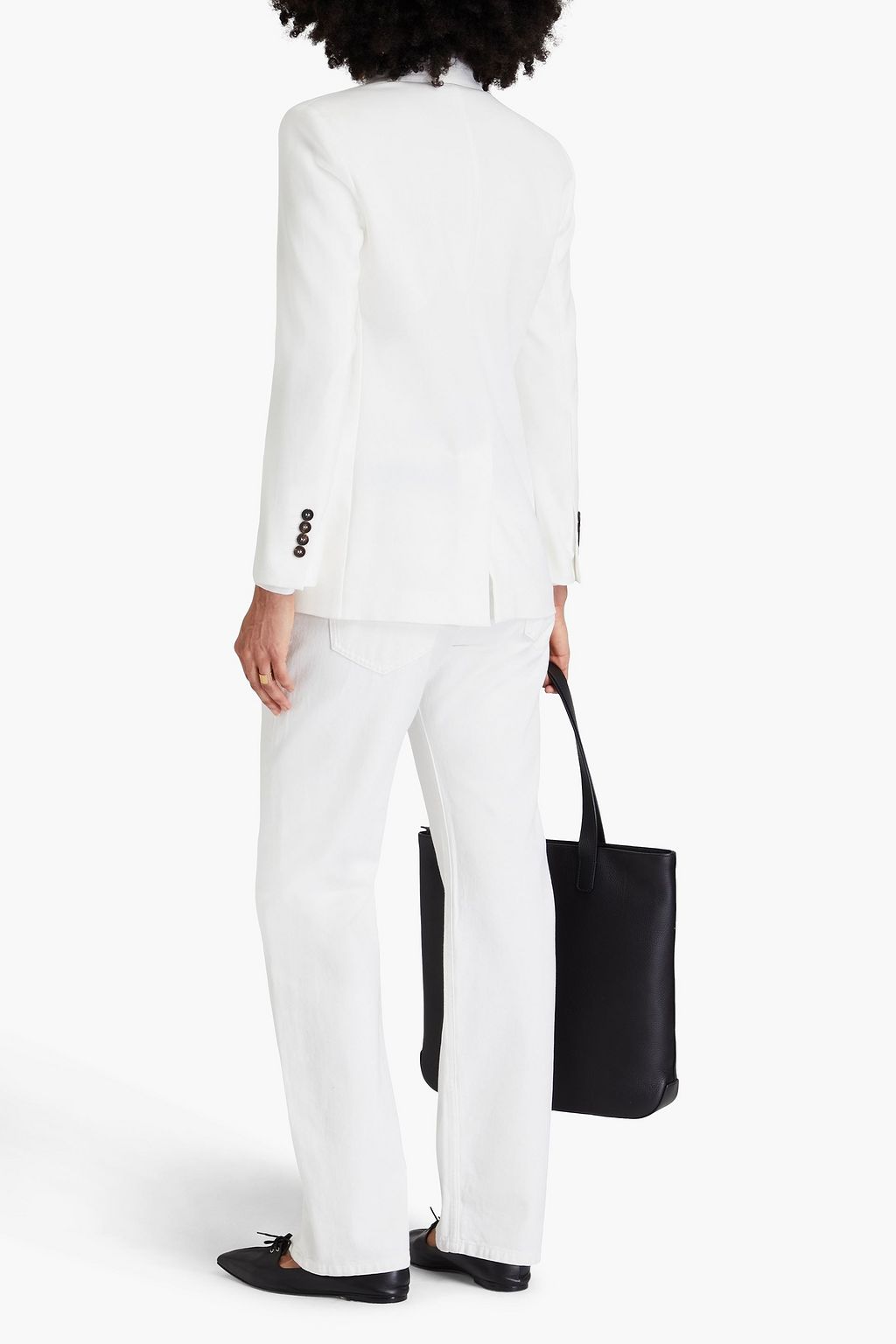 BRUNELLO CUCINELLI Doppelreihiger Blazer aus Baumwolle