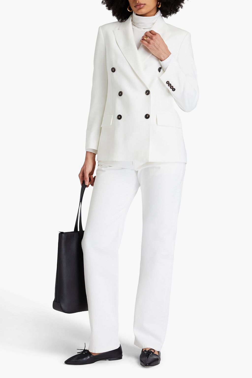 BRUNELLO CUCINELLI Doppelreihiger Blazer aus Baumwolle