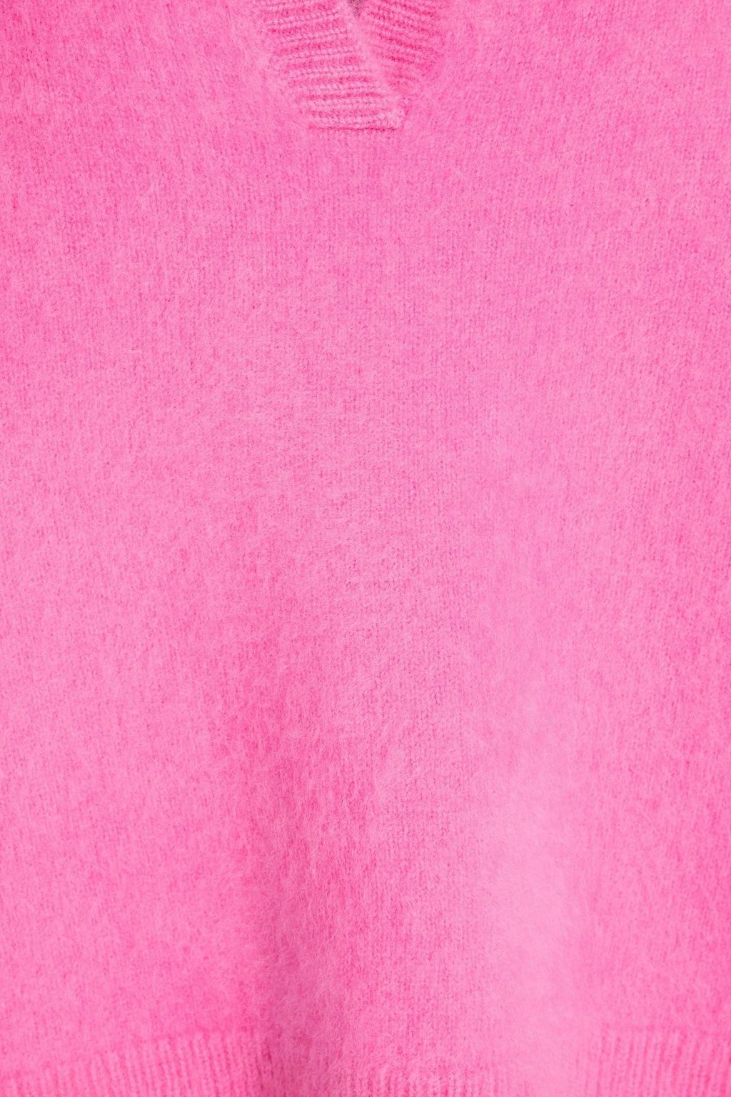 LISA YANG كنزة رياضية بولو "كيري" من الكشمير ممشّطة
