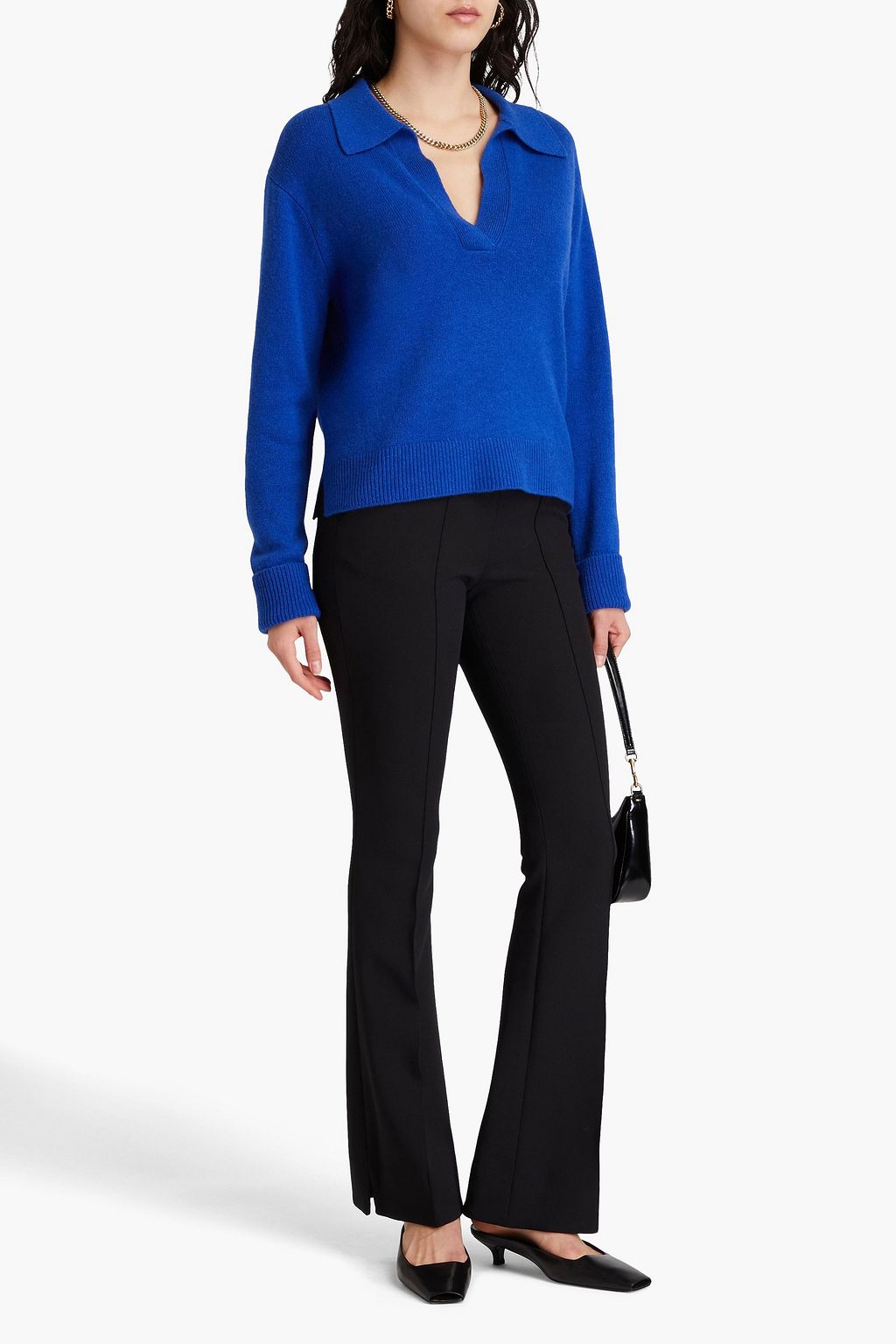 LISA YANG Serena cashmere polo sweater
