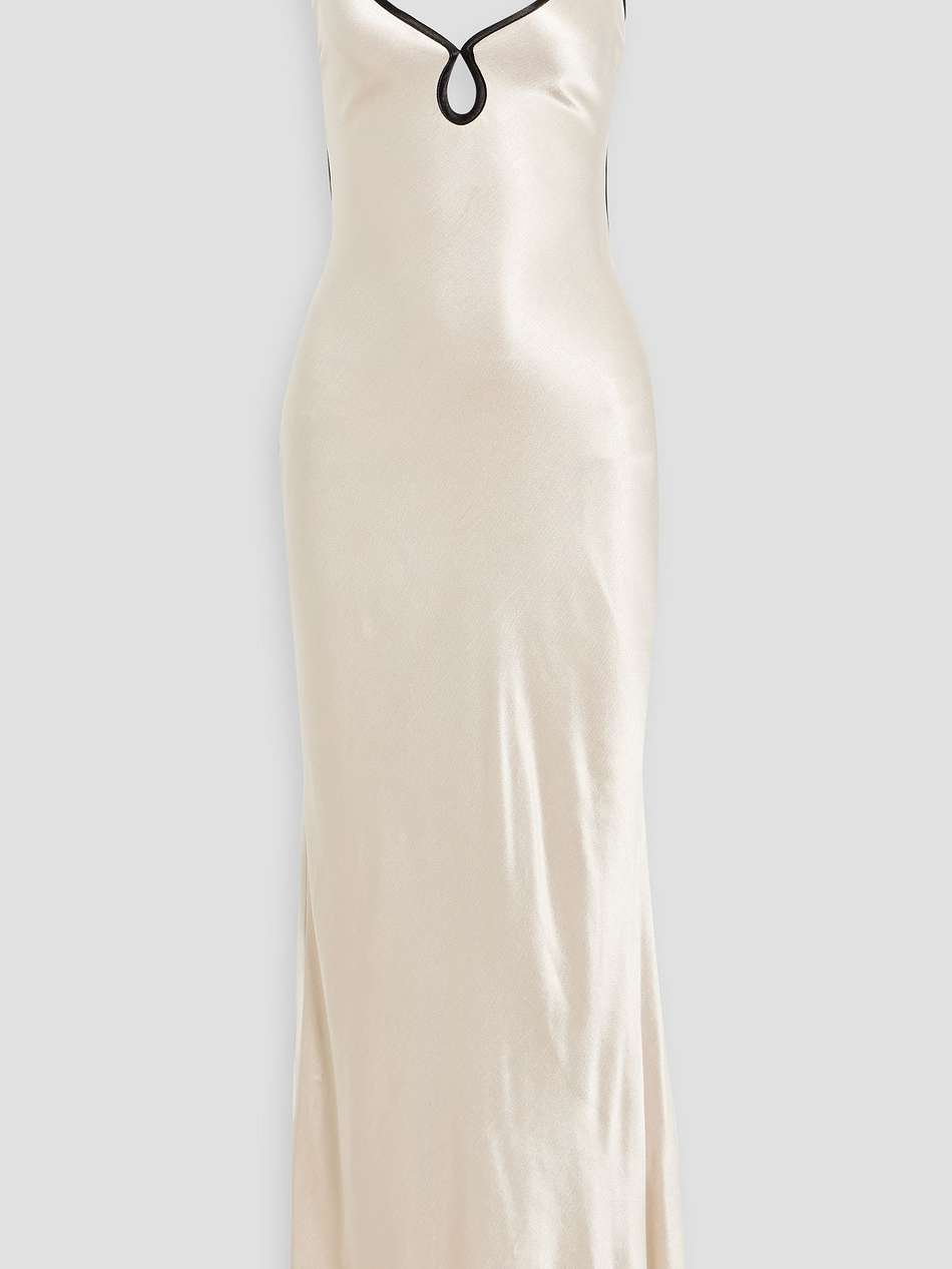 cedar city satin-crepe maxi dress