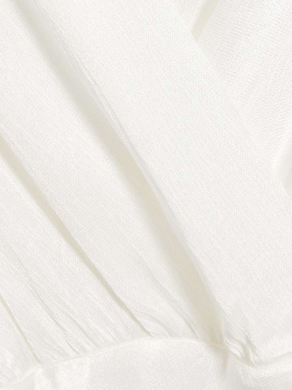 moon dance draped satin-crepe maxi dress