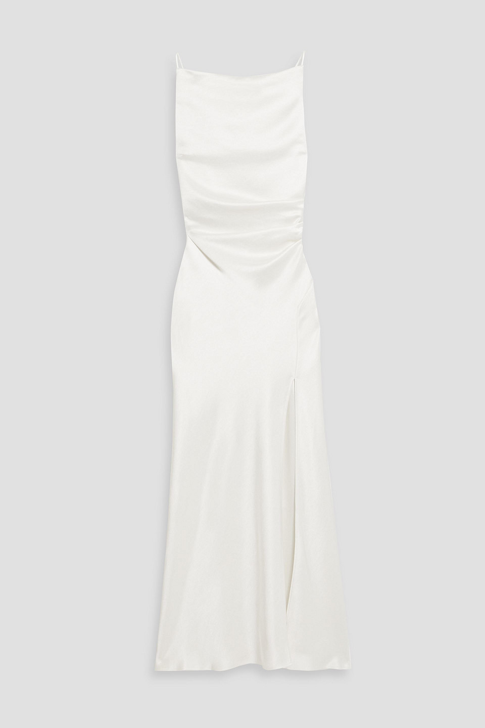 Bec & Bridge The Dreamer Satin-crepe Maxi Dress In Off-white