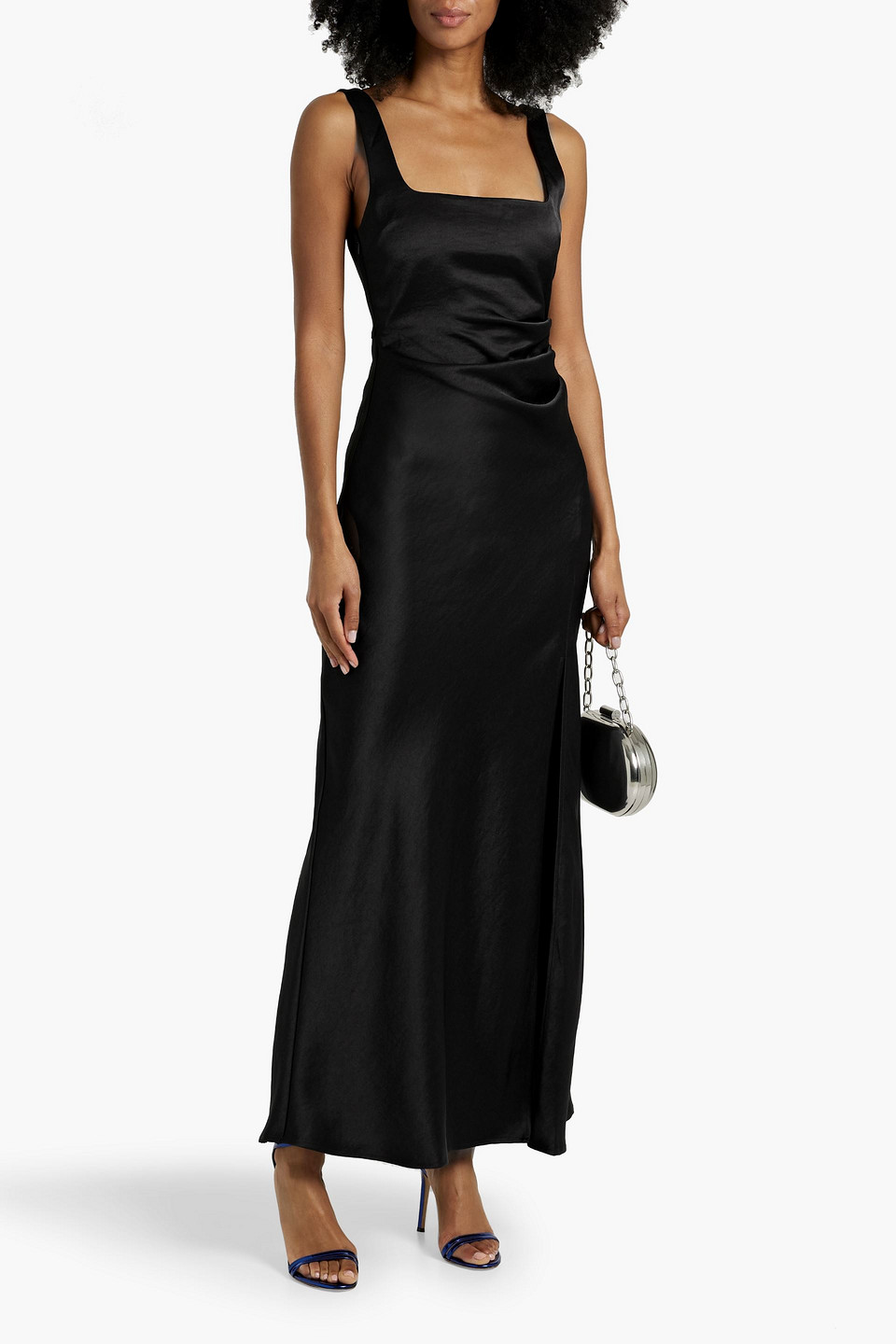 Bec & Bridge The Dreamer Satin-crepe Maxi Dress In Black