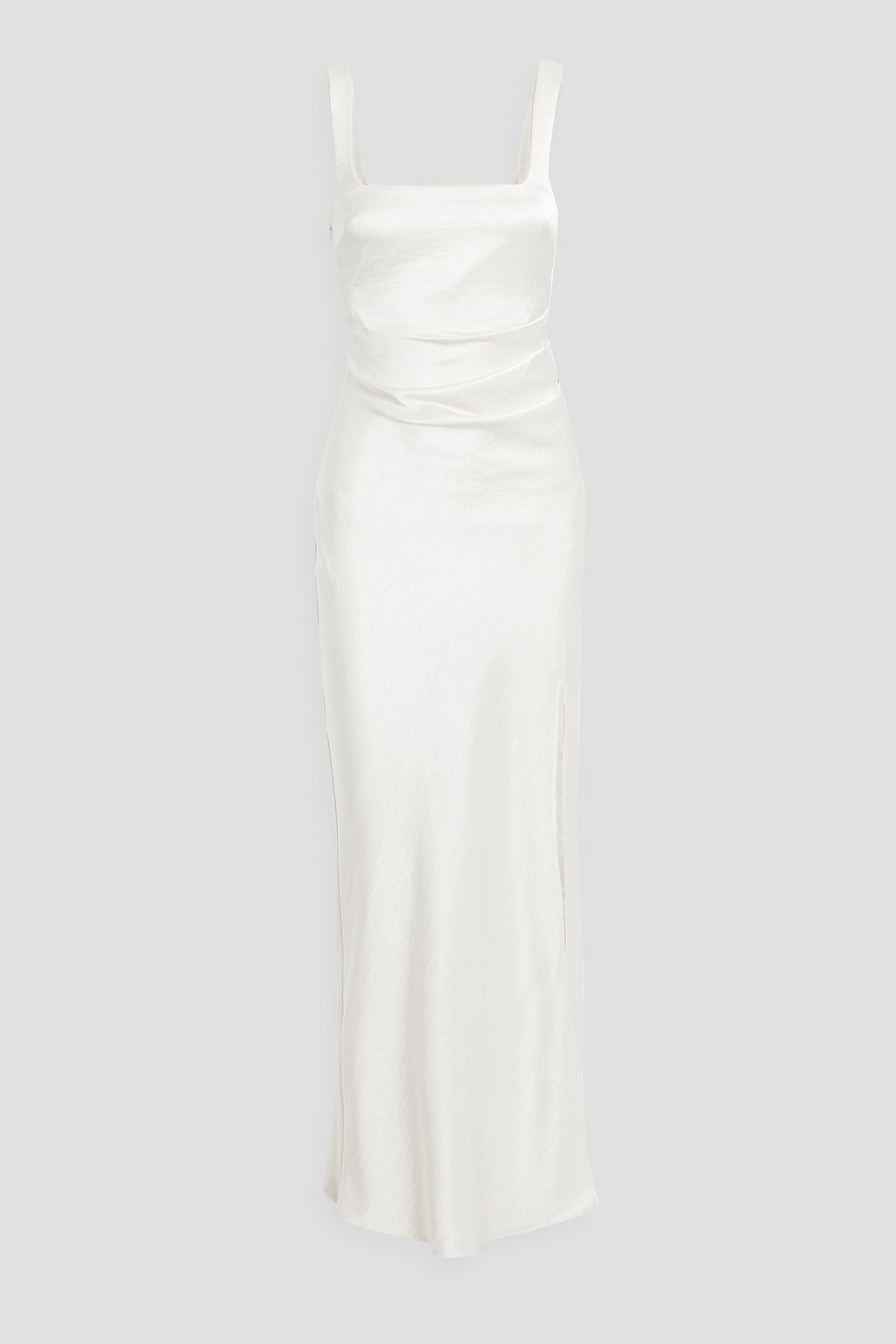 Bec & Bridge The Dreamer Satin-crepe Maxi Dress In Off-white