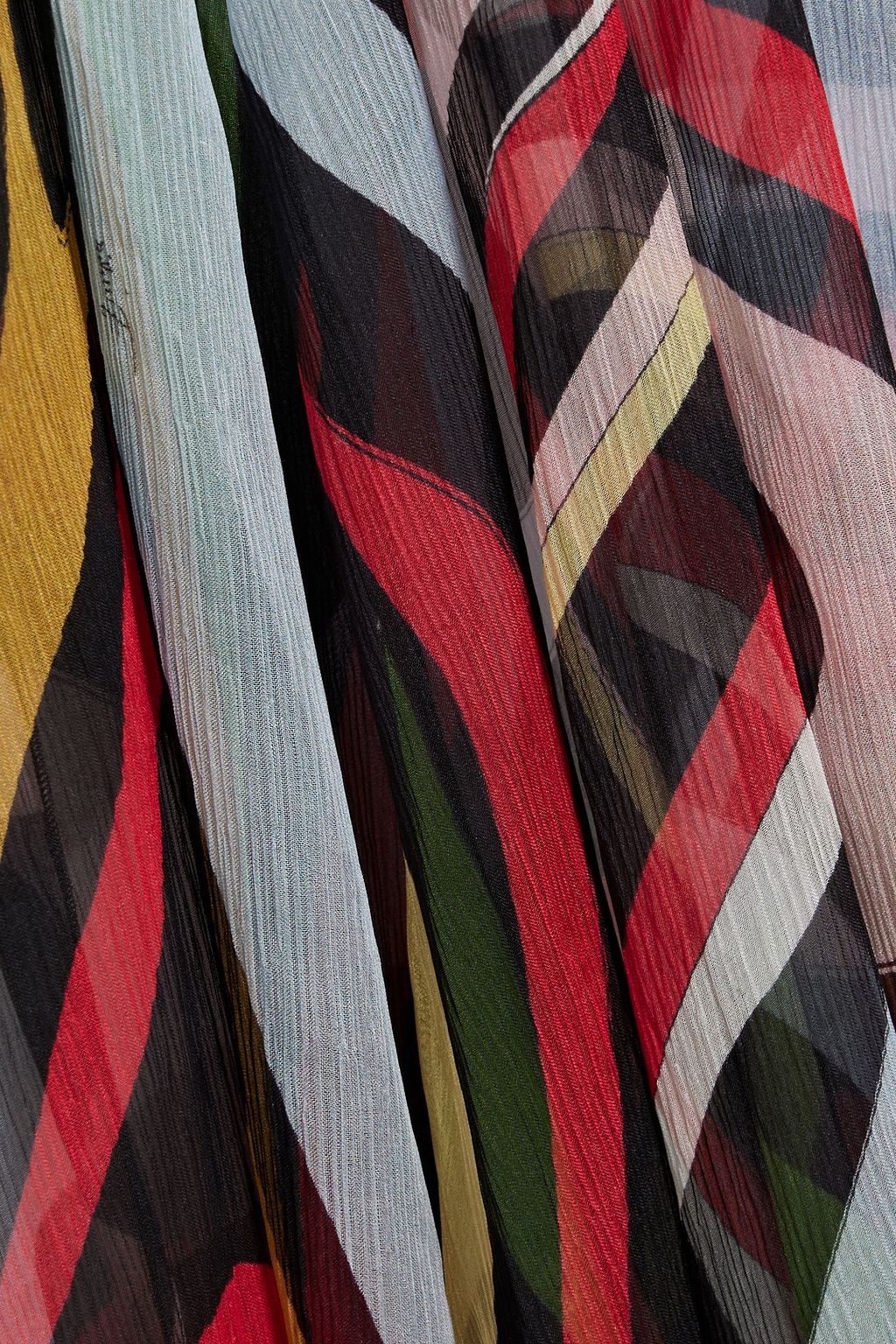 PUCCI Strandkleid aus Seidenkrepon mit Print