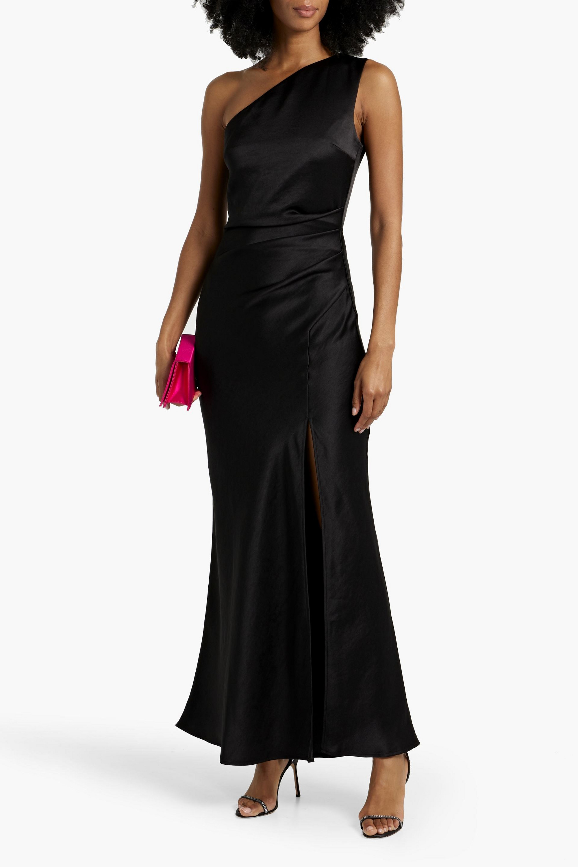 Bec + Bridge The Dreamer one-shoulder satin-crepe maxi dress