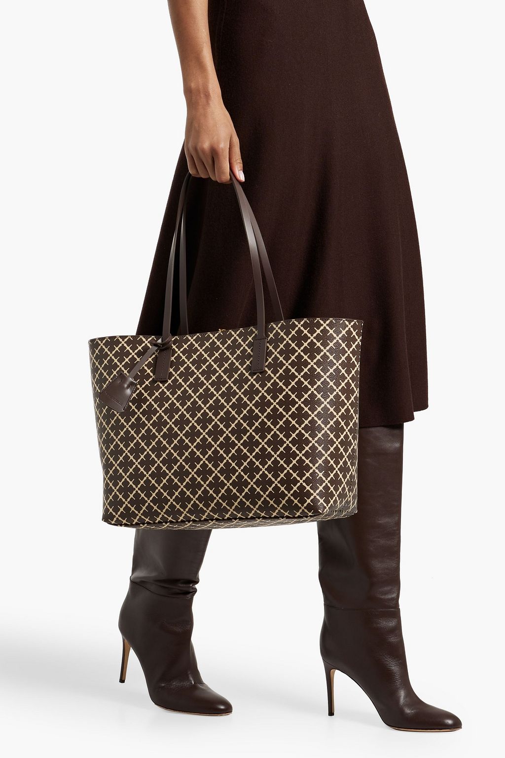 BY MALENE BIRGER Abigail printed coated-canvas tote