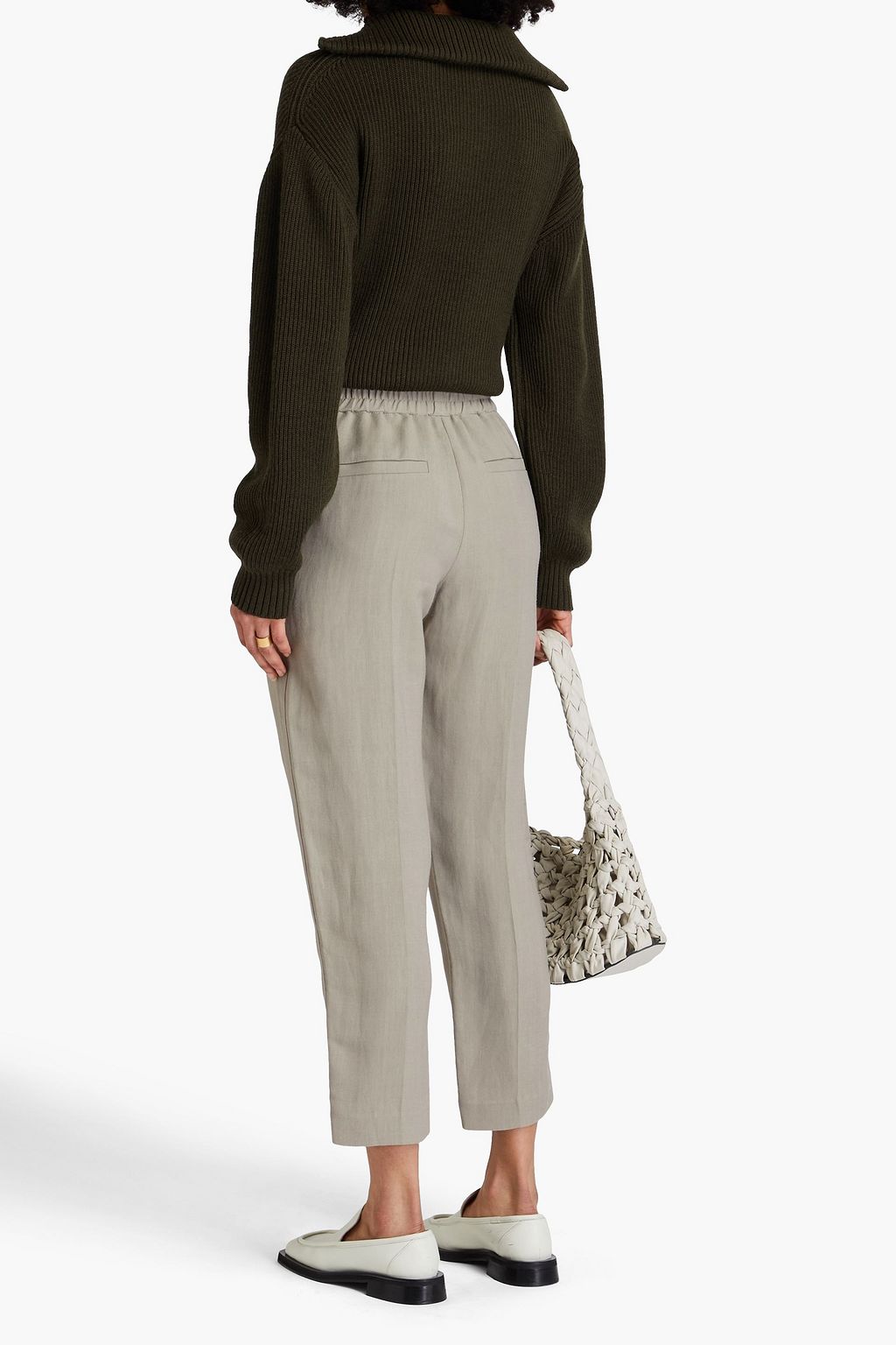 BRUNELLO CUCINELLI Twill tapered pants