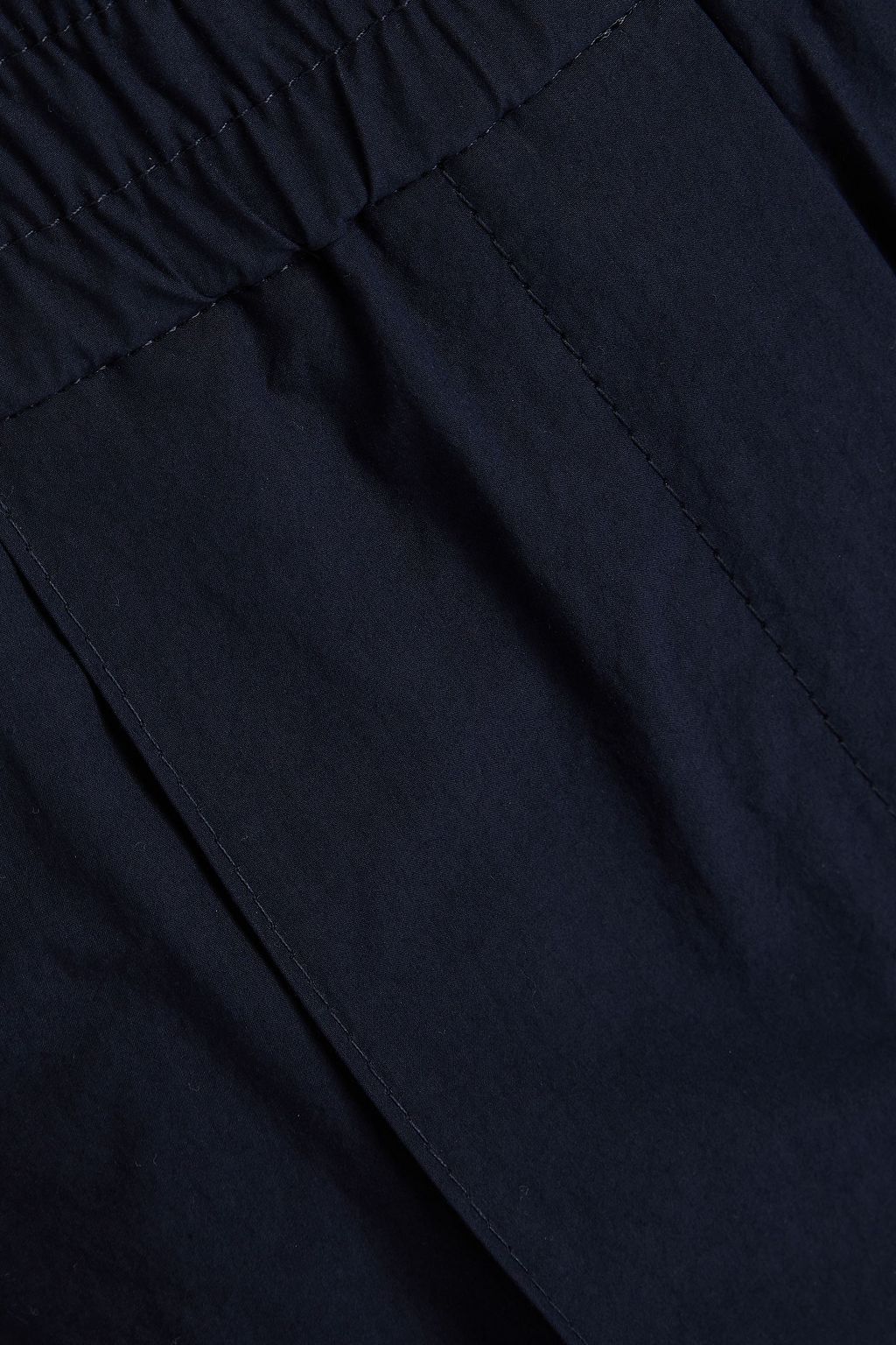 BRUNELLO CUCINELLI 코튼 포플린 와이드 레그 팬츠