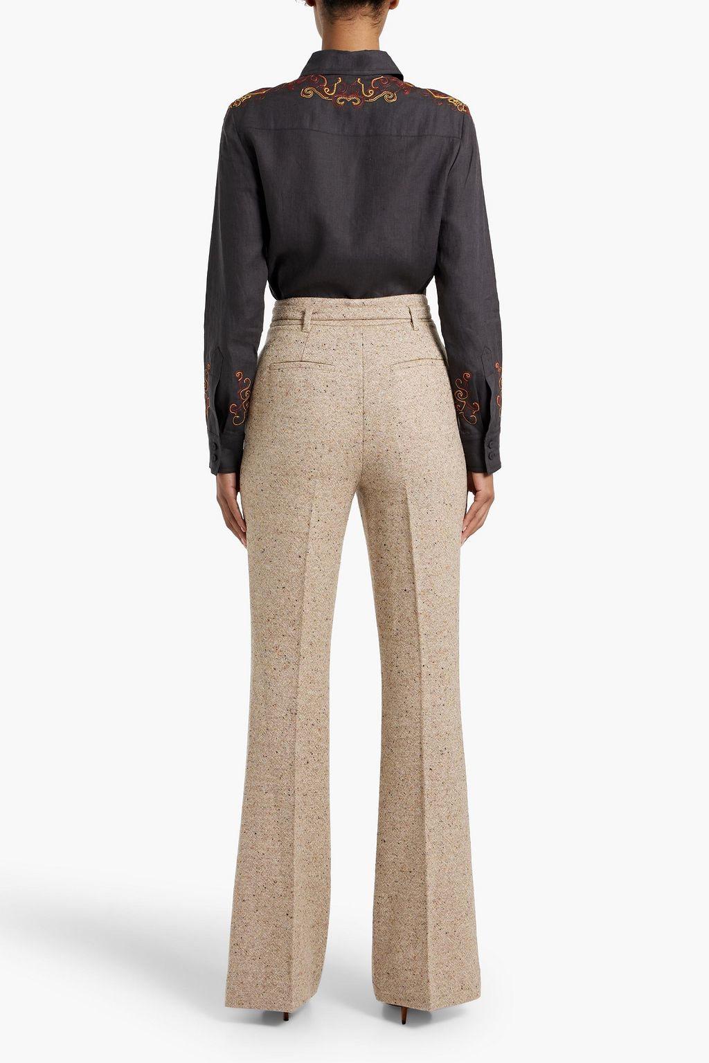 GABRIELA HEARST Aloe embroidered linen shirt
