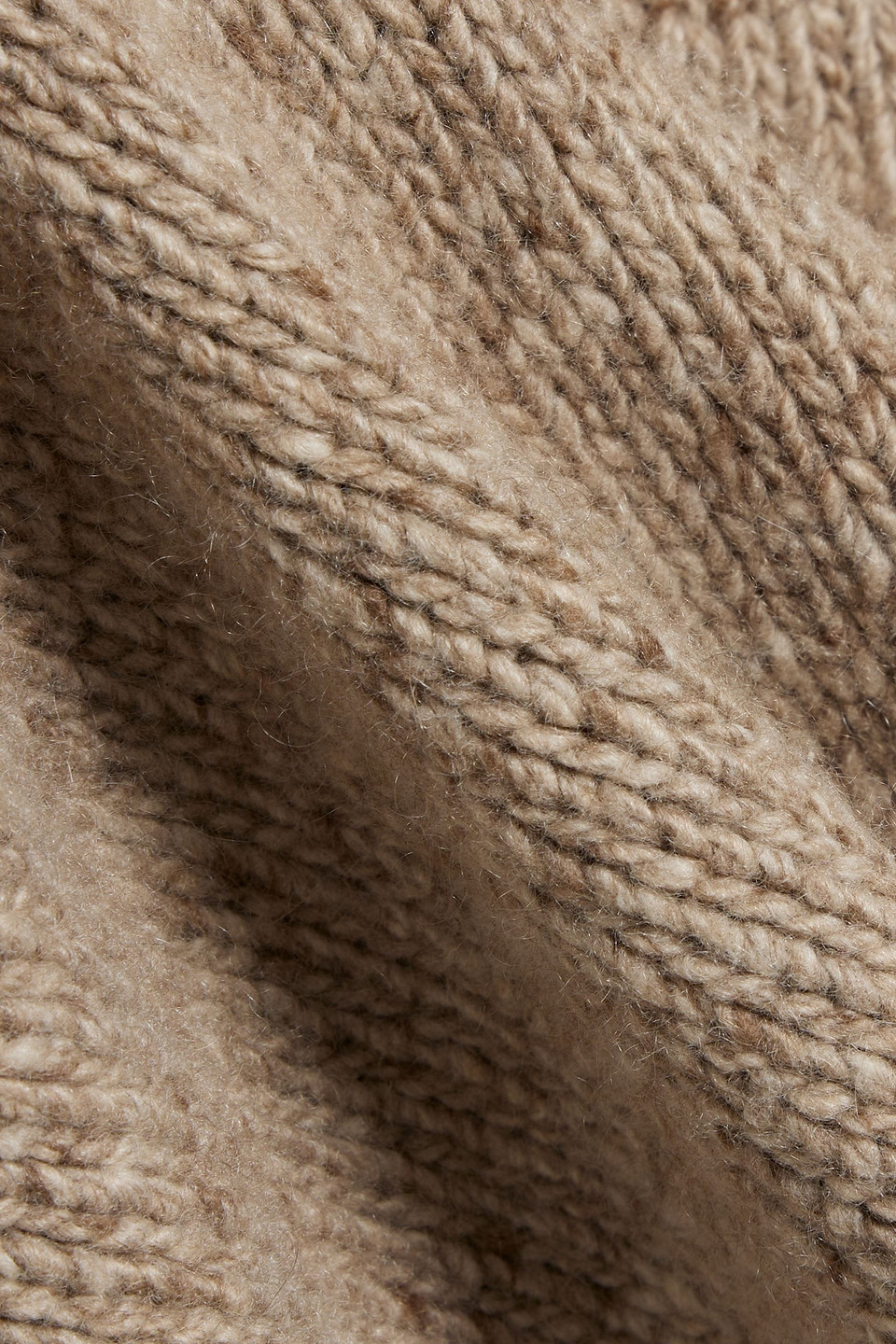 Shop Gabriela Hearst Alfie Cashmere Sweater In Mushroom