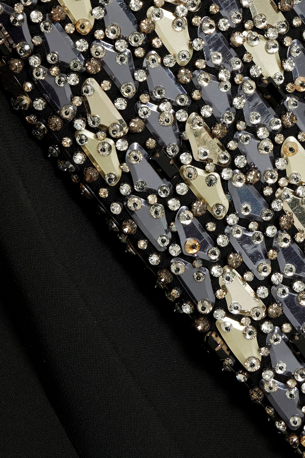 JENNY PACKHAM Tabitha embellished crepe mini dress