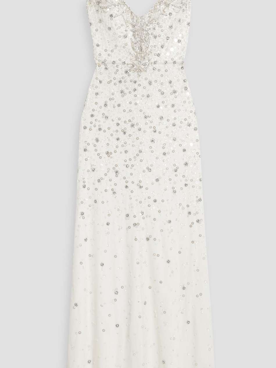 alana embellished tulle gown