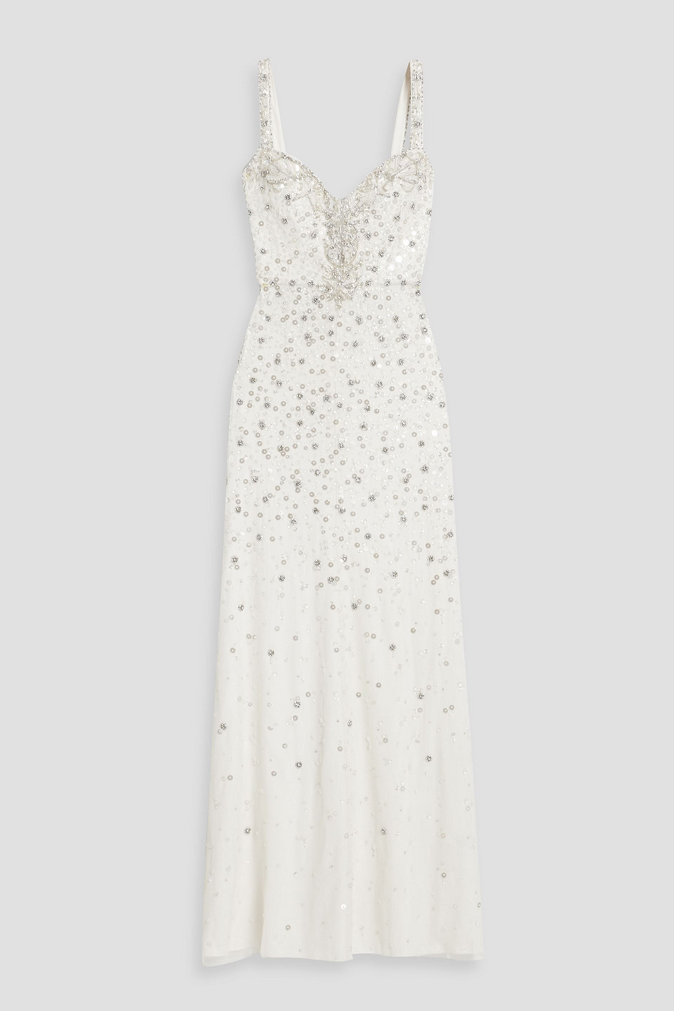 Alana embellished tulle gown