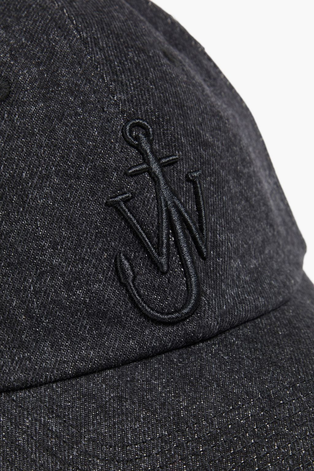 JW ANDERSON Embroidered denim baseball cap