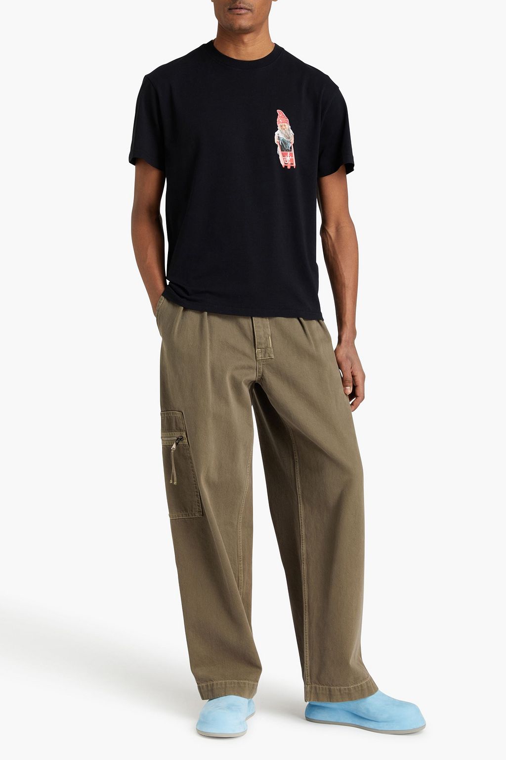 JW ANDERSON Printed cotton-jersey T-shirt
