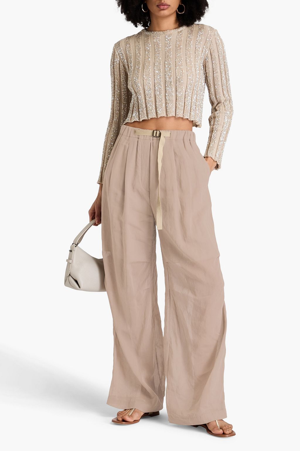 BRUNELLO CUCINELLI Cotton wide-leg pants
