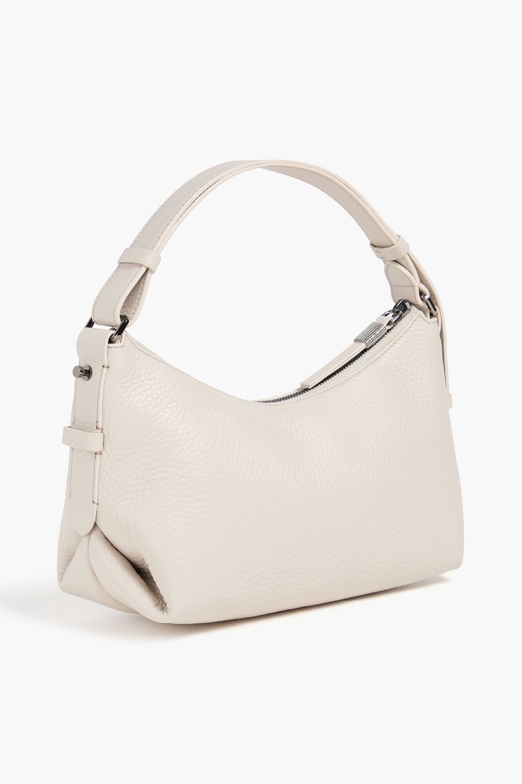 BRUNELLO CUCINELLI Pebbled-leather shoulder bag