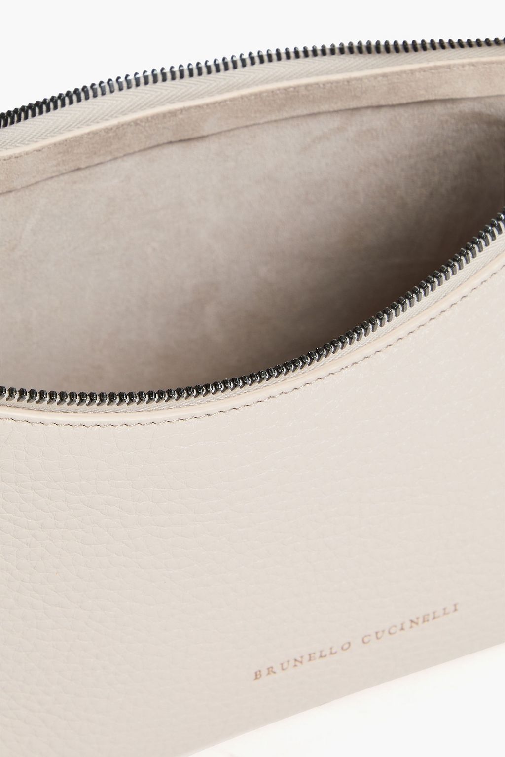 BRUNELLO CUCINELLI Pebbled-leather shoulder bag
