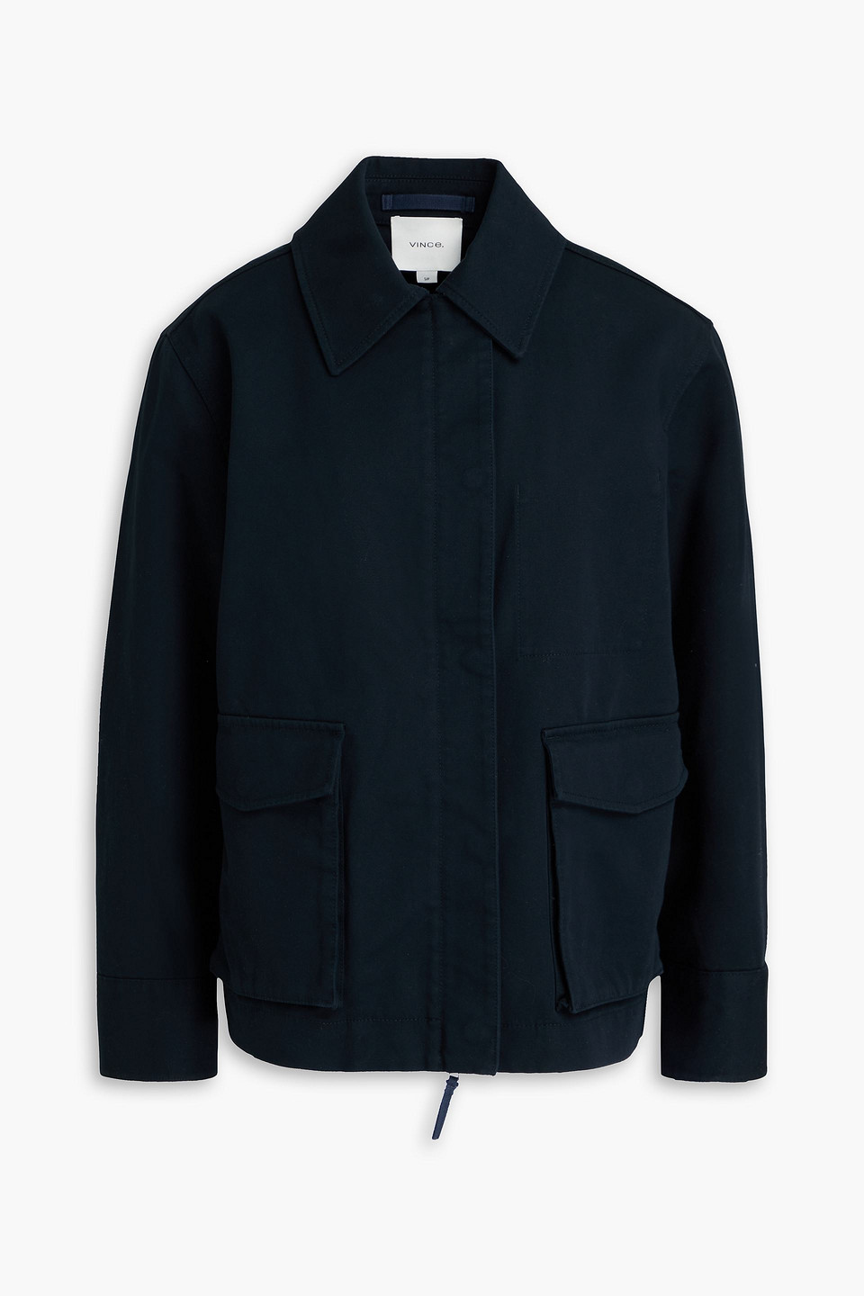Vince. - Cotton-blend twill jacket - Blue - S