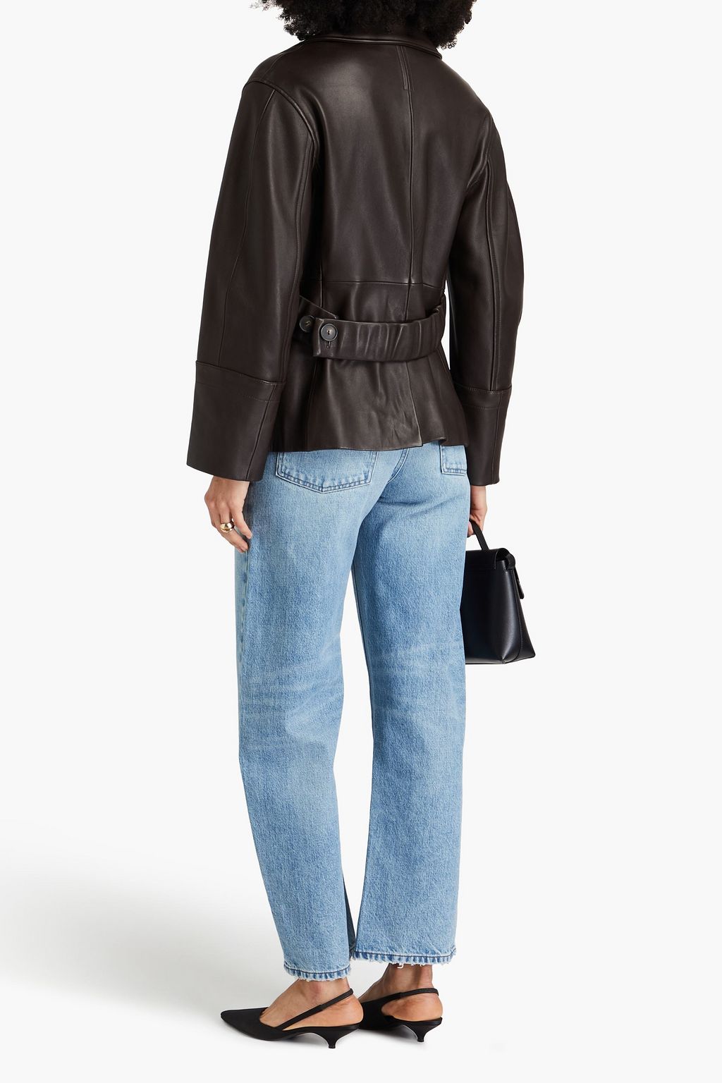 VINCE. Leather jacket