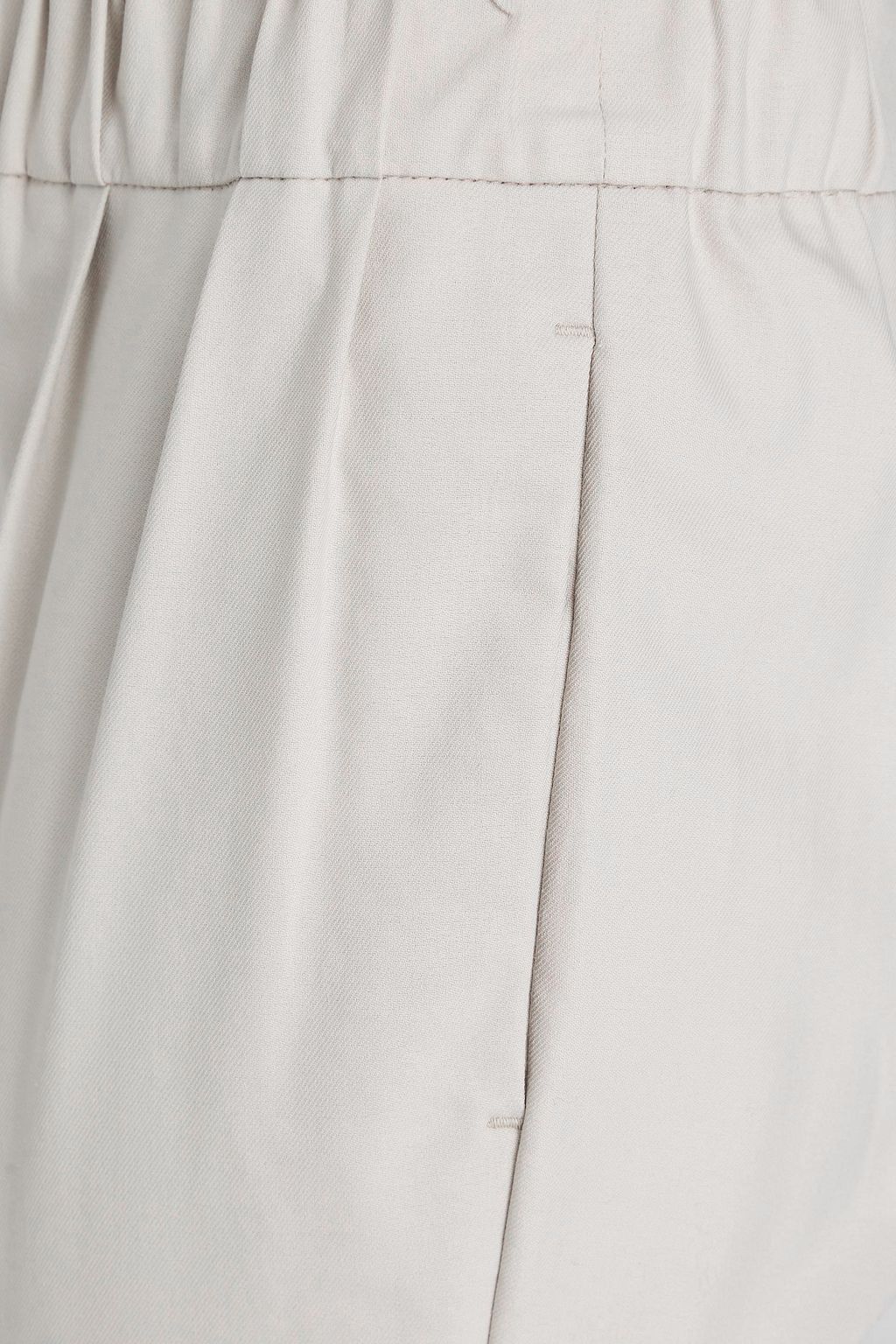 BRUNELLO CUCINELLI 코튼 혼방 크롭 테이퍼드 팬츠