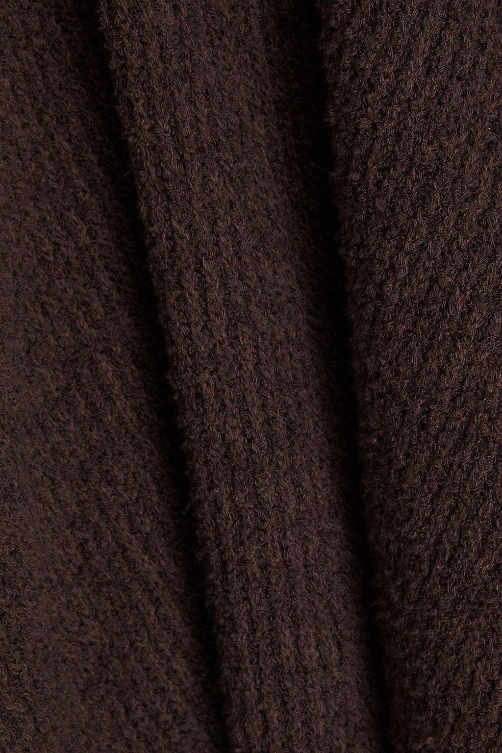 JW ANDERSON كنزة رياضية بنصف سحّاب من مزيج من القطن بحبكة بوكليه