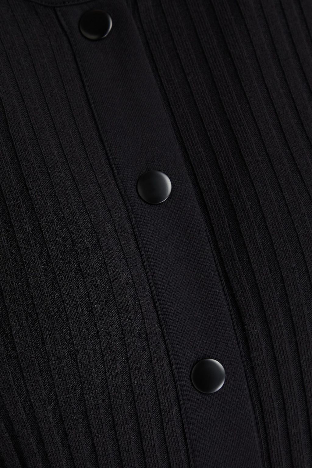 VINCE. リブ編みコットン混 カーディガン