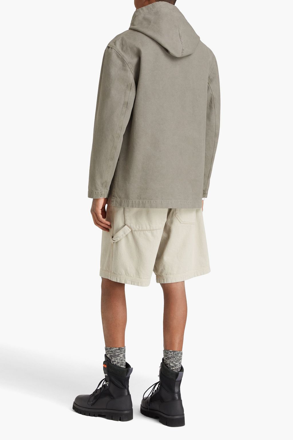 JW ANDERSON Cotton-canvas hooded sweatshirt