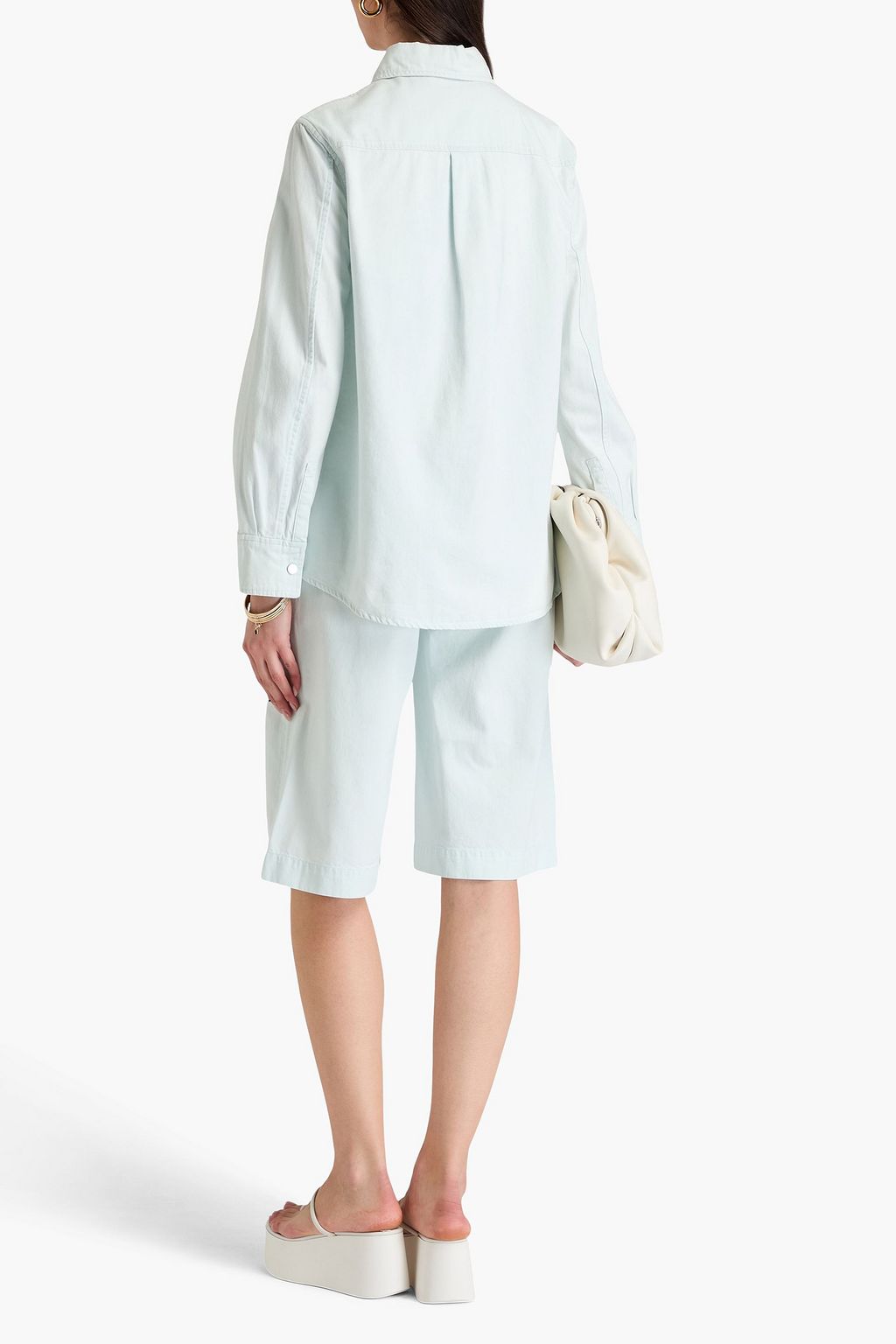 VINCE. Cotton-twill shirt