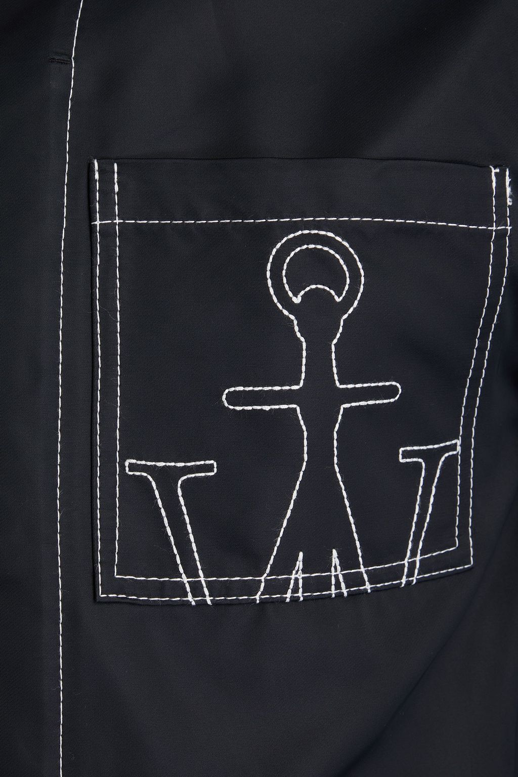 JW ANDERSON جاكيت من قماش عازل بتصميم مطرّز