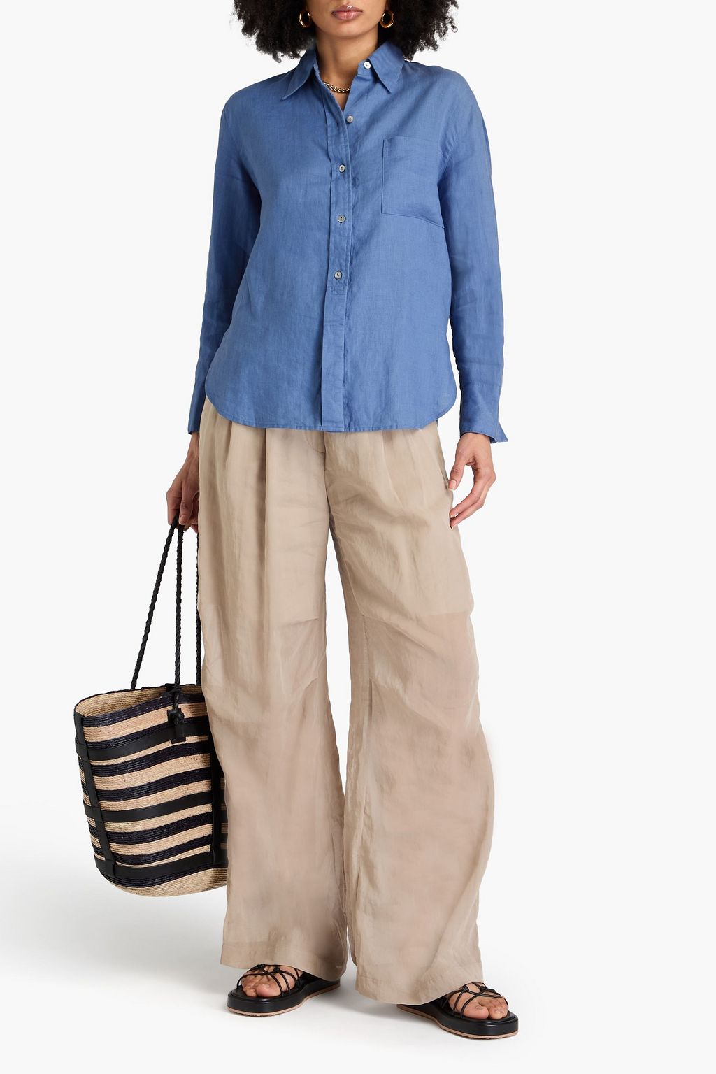 VINCE. Linen shirt