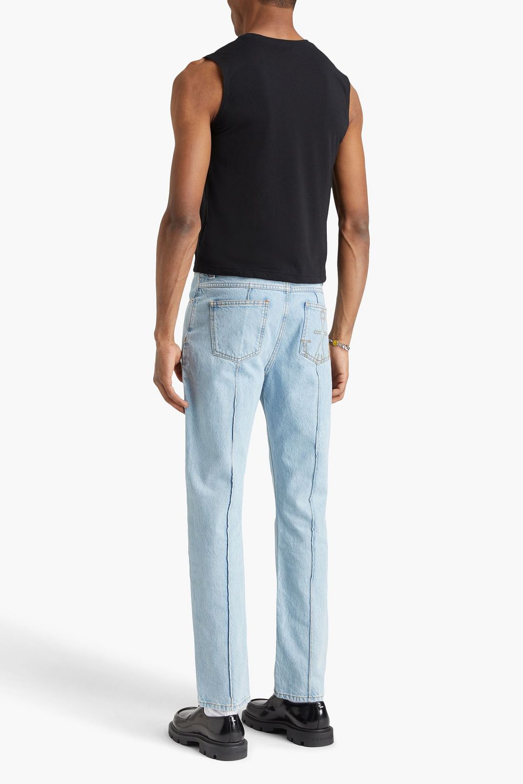 JW ANDERSON デニム スリムフィットジーンズ 色あせ加工