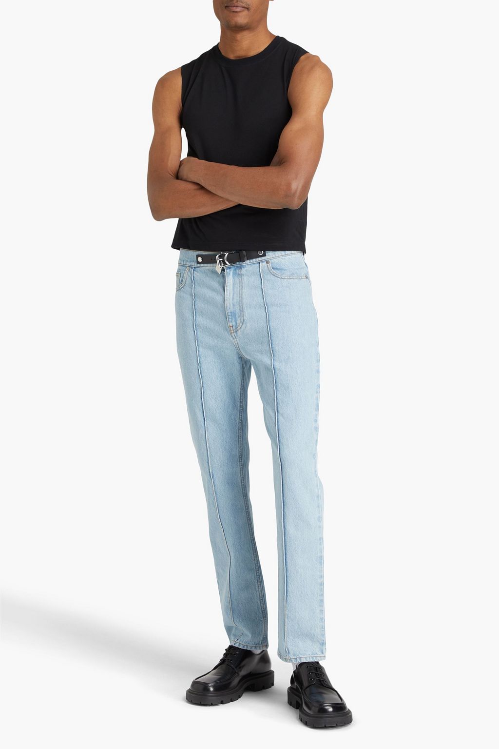JW ANDERSON デニム スリムフィットジーンズ 色あせ加工