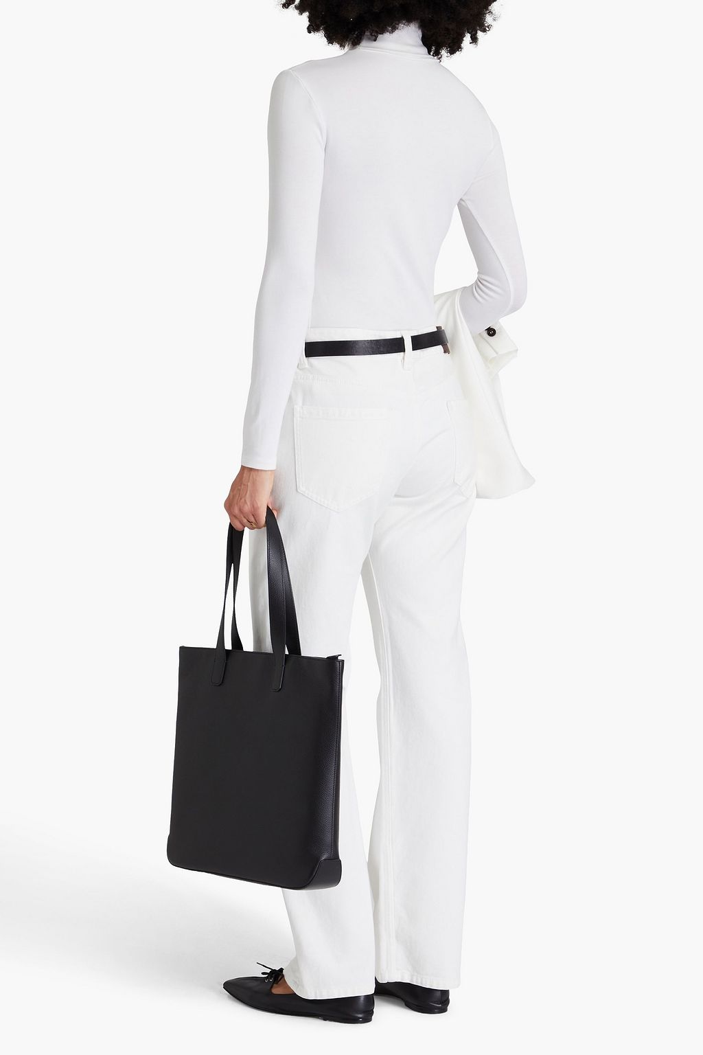 BRUNELLO CUCINELLI جينز بأرجل مستقيمة وخصر مرتفع