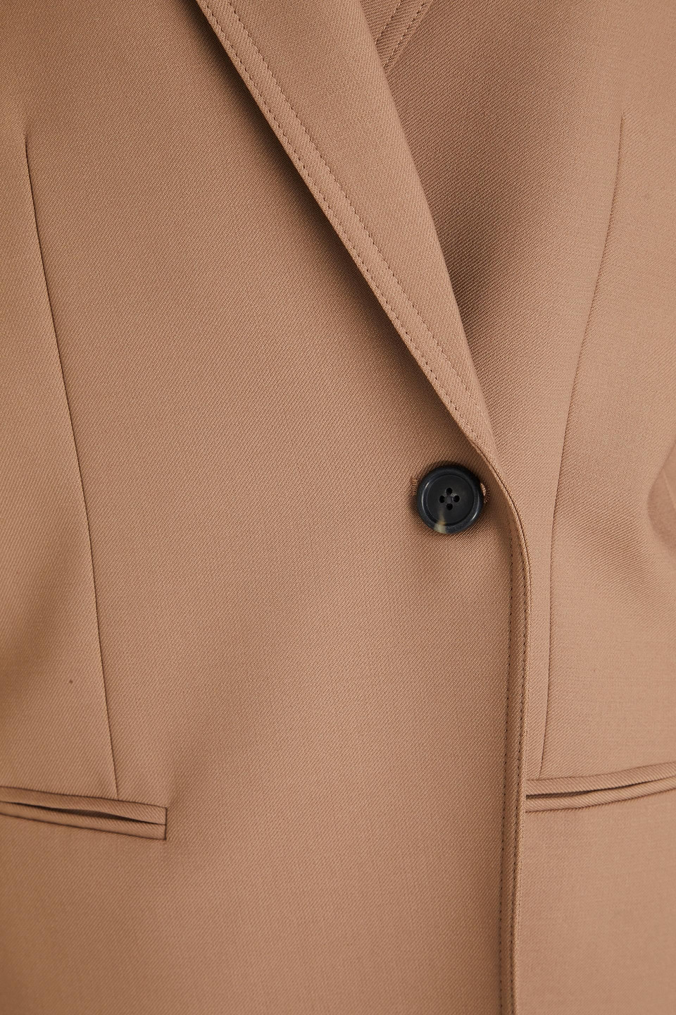 Helmut Lang Notched-lapels Tailored Blazer In Hellbraun