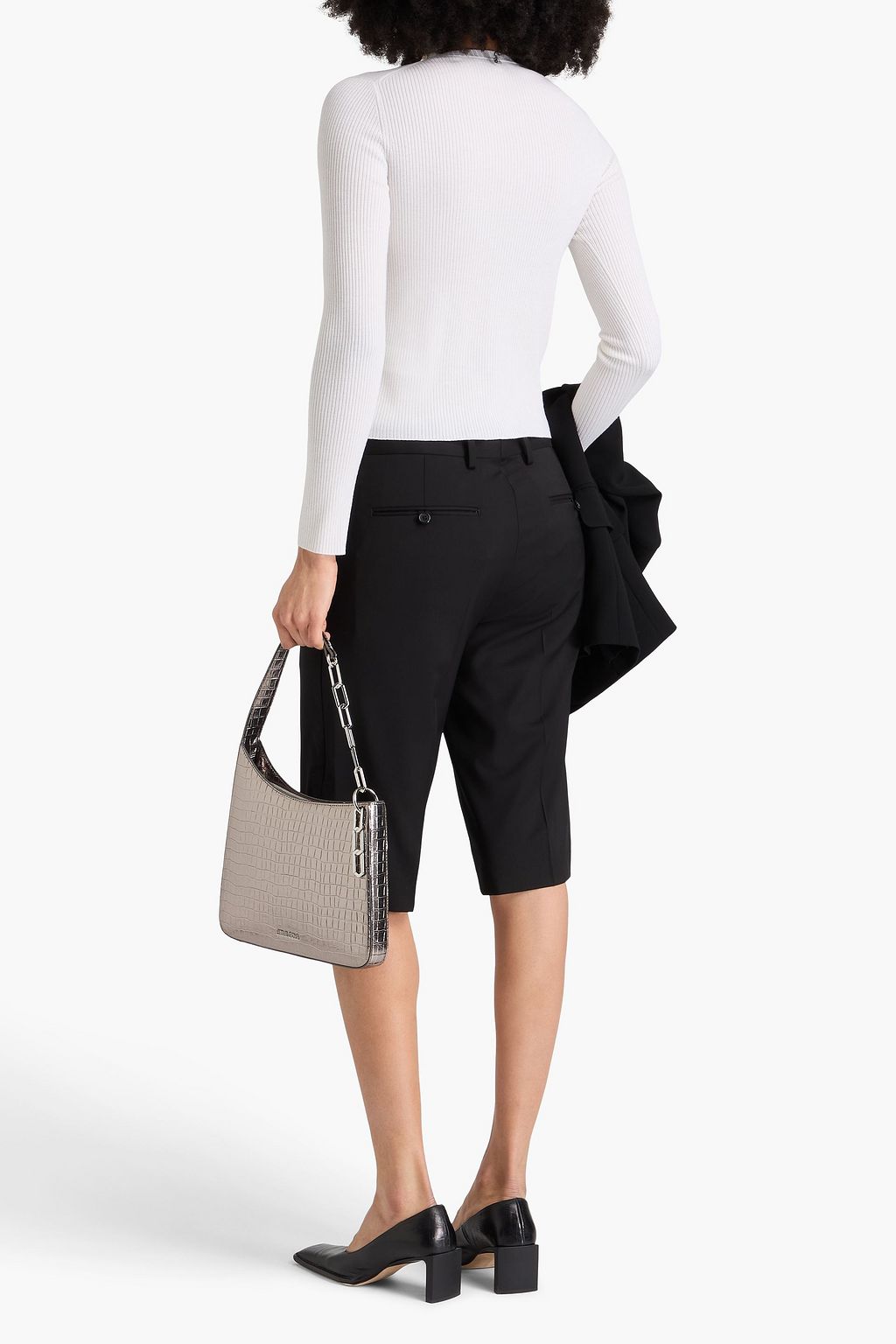 HELMUT LANG شورت مصنوع من الصوف