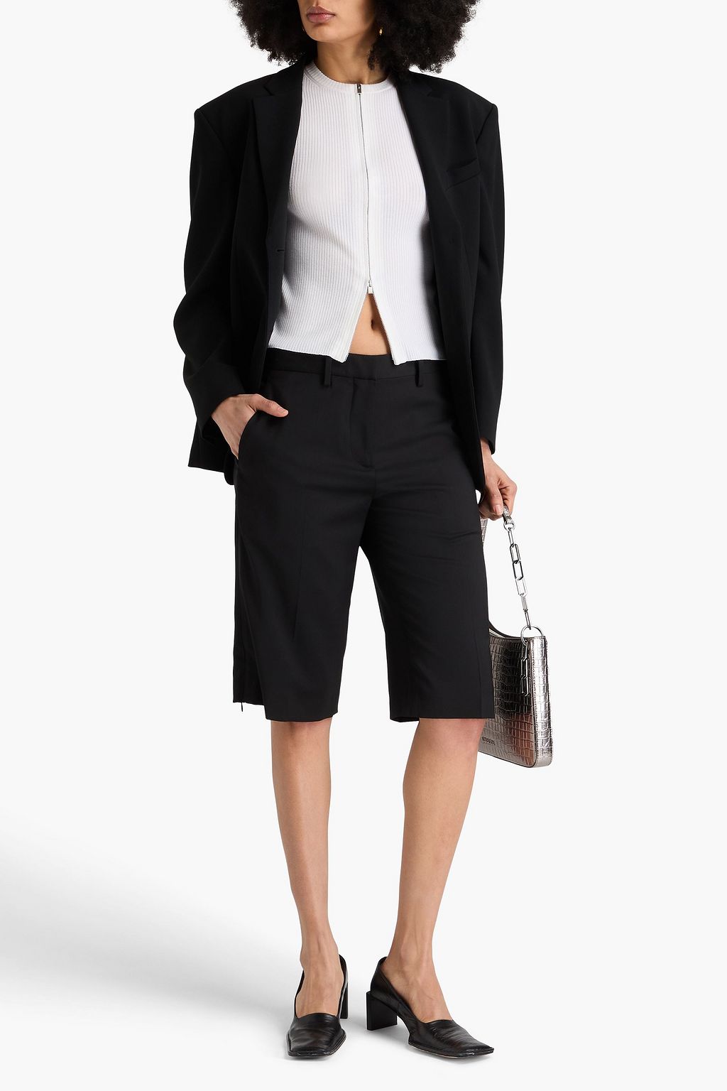 HELMUT LANG شورت مصنوع من الصوف