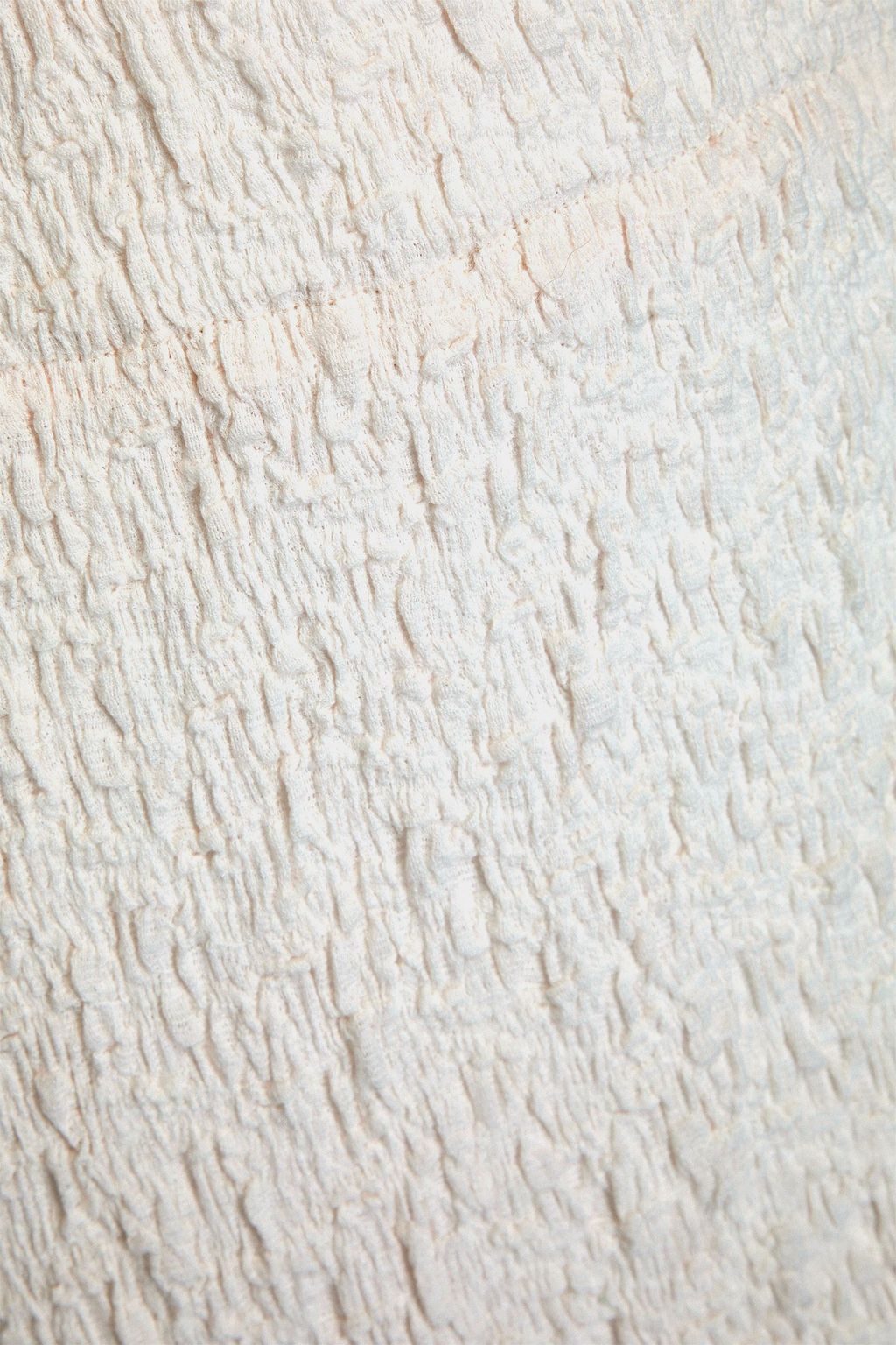 VINCE. تنورة متوسطة الطول من الجيرسي المصنوع من مزيج من القطن بتقنية السموك