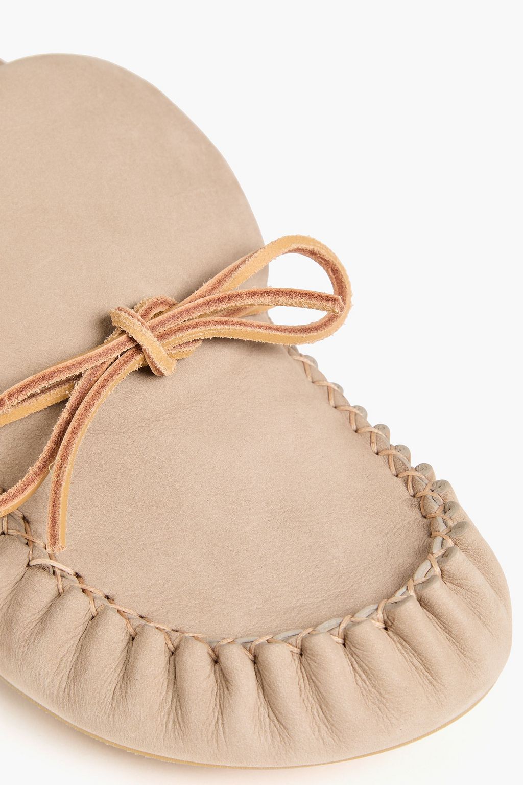 JW ANDERSON حذاء لوفر مصنوع من جلد النوبوك